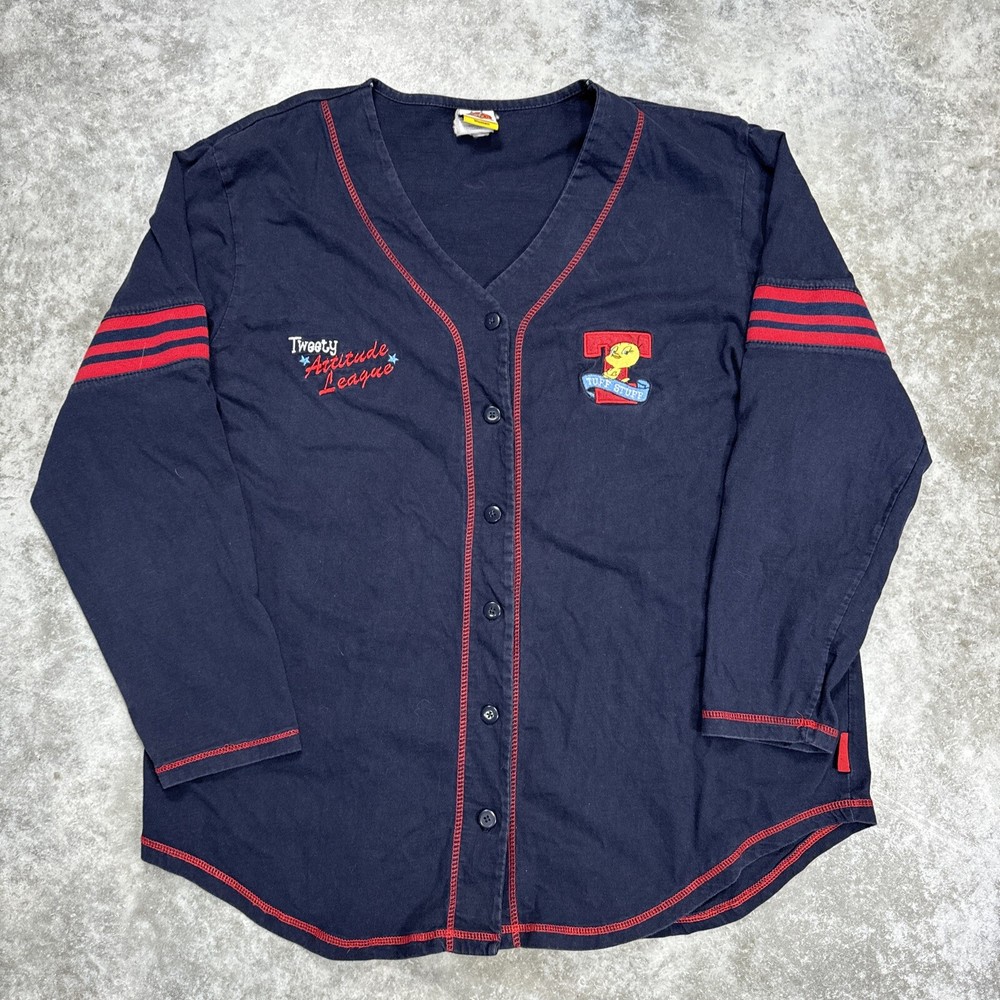 vintage Looney tunes shirt womens extra large baseball jersey tweety bird 90s