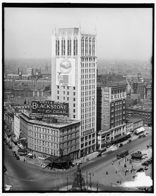 Photo:Real Estate Exchange from Dime Bank building, Detroit, Mich.