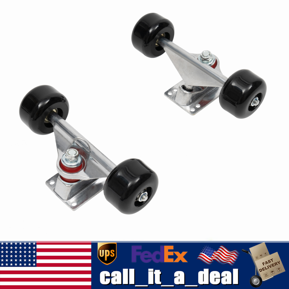 Professional Skateboard Trucks Combo Set Diy Cruisers Skateboard Trucks 4xwheels