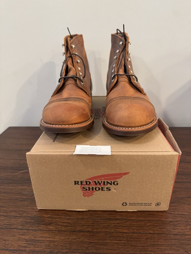 Red Wing Shoes Iron Ranger Heritage 8085 Men's Copper Rough Tough Size 11