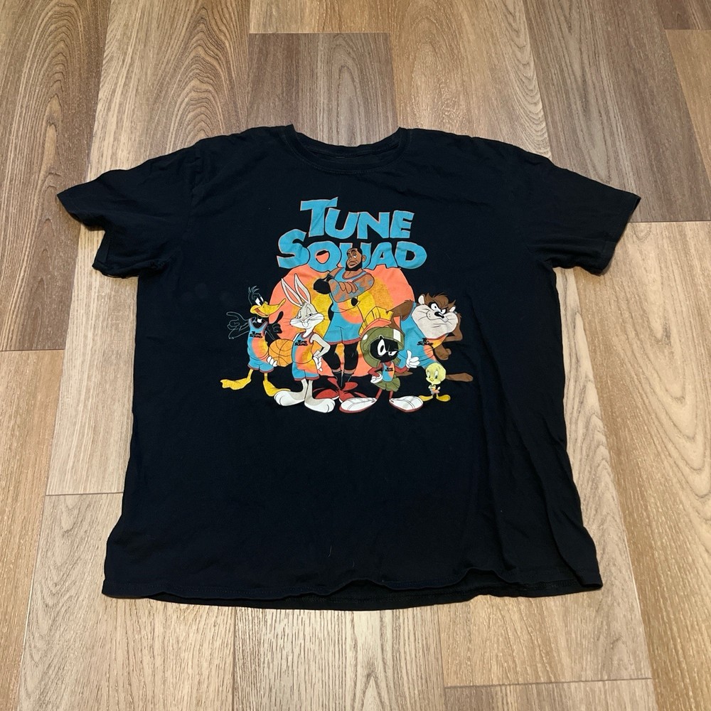 Tune Squad LeBron James Space Jam Black T Shirt Men’s M