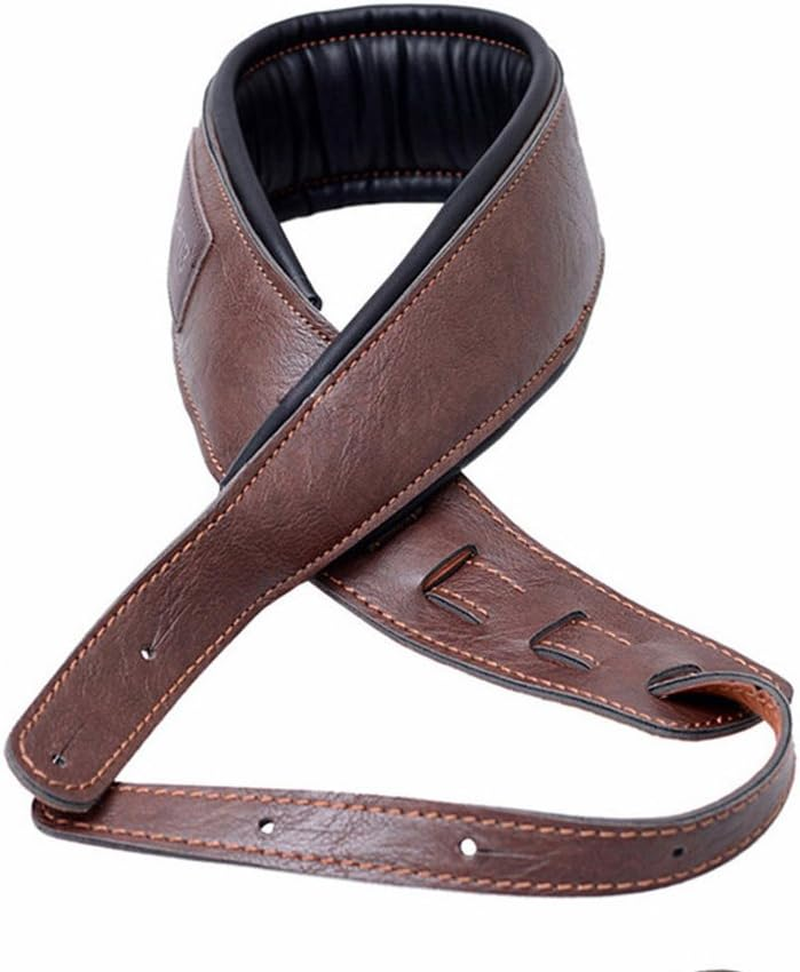 Guitar Strap,Soft Leather Guitar Strap&Bass Strap with 3.5