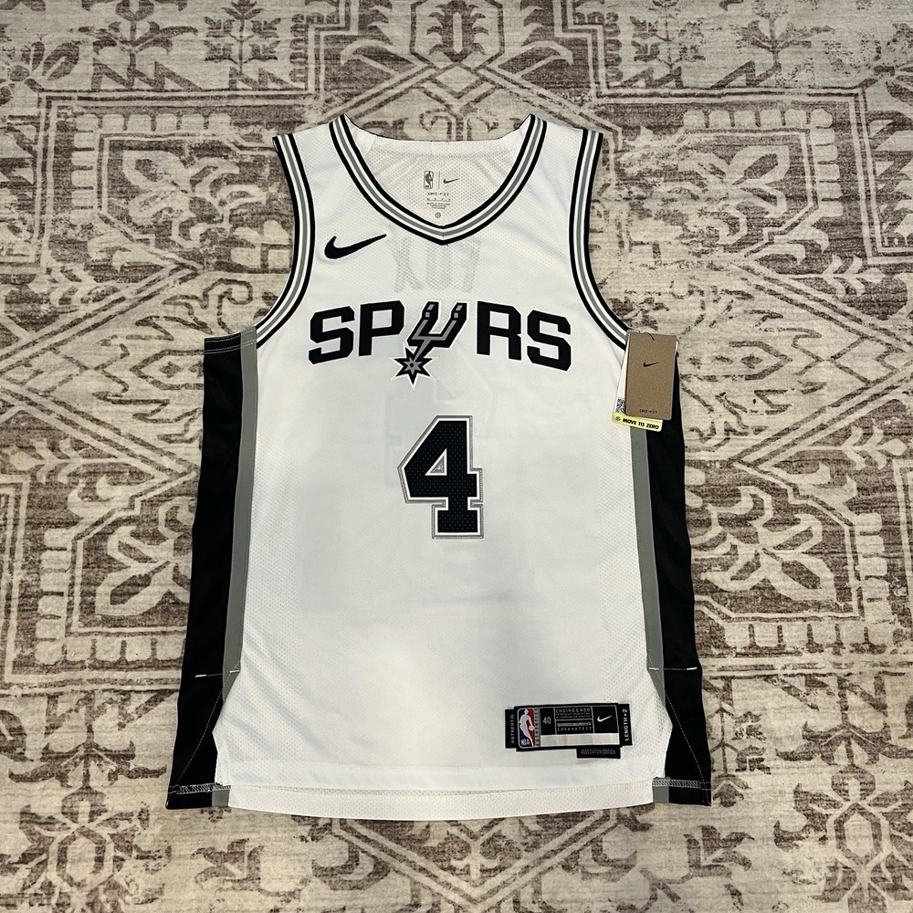 San Antonio Spurs Men's Nike De'Aaron Fox Association Edition Authentic Jersey
