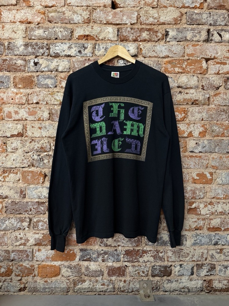 1998 The Damned Vintage Tour Band Punk Rock Shirt 90s Long Sleeve Large Concert