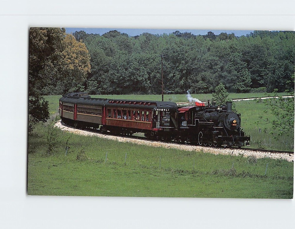Postcard Texas State Railroad's Locomotive Number 400