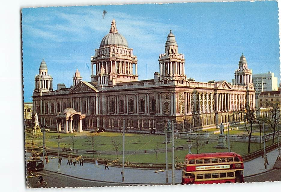Postcard City Hall Belfast Northern Ireland