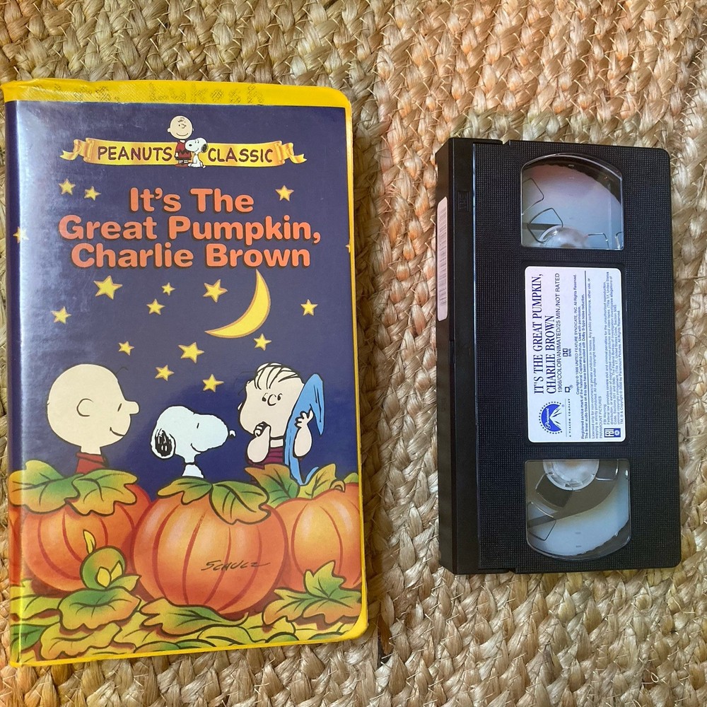 Peanuts Classic It's The Great Pumpkin Charlie Brown Vhs Movie Sc515