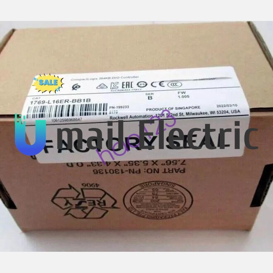 1769-L16ER-BB1B CompactLogix 384KB DI/O Controller AB NEW DHL/FedEx