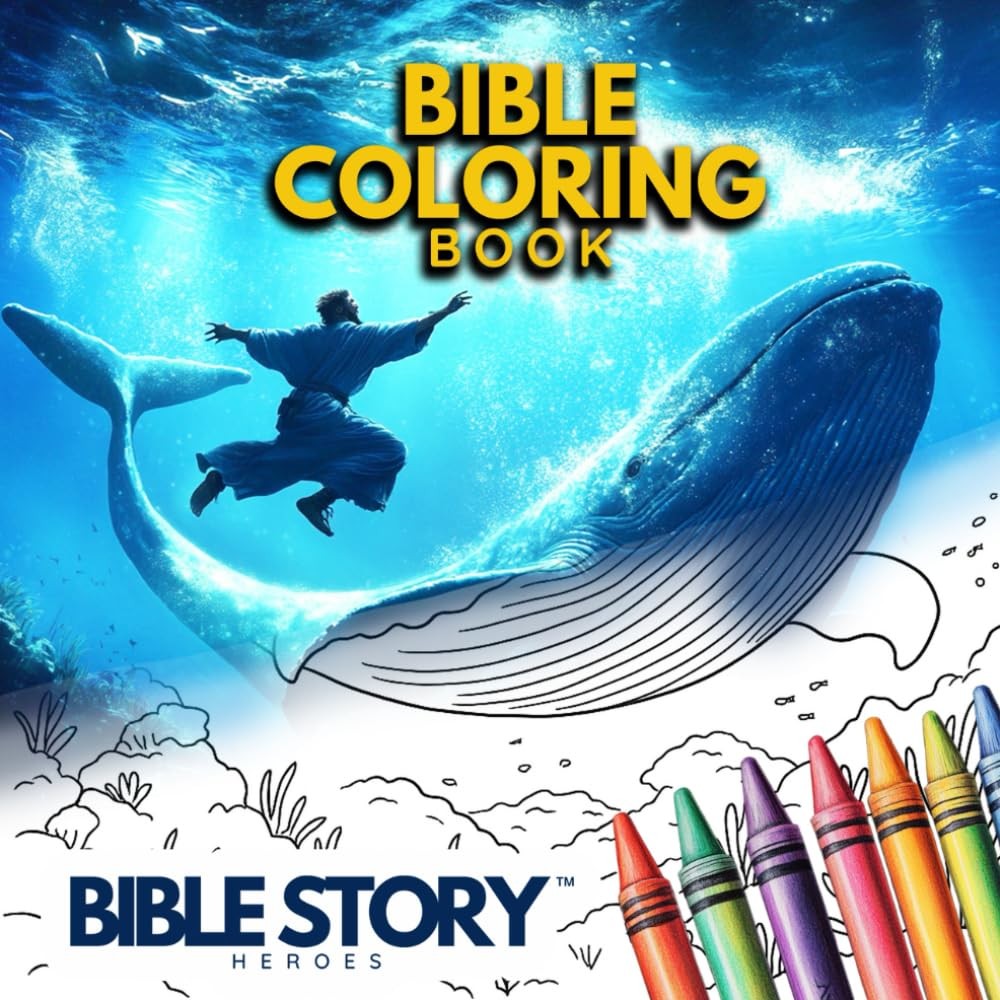 Bible Story Heroes Coloring Book