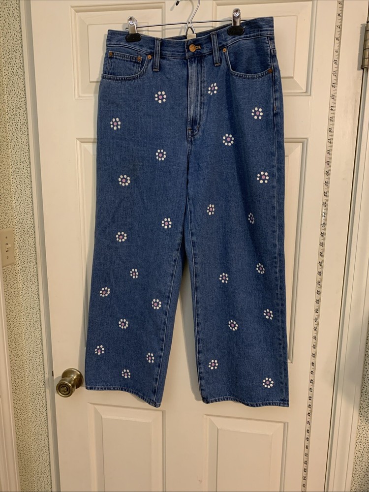 Madewell Wide-Leg Crop Jean Size 30