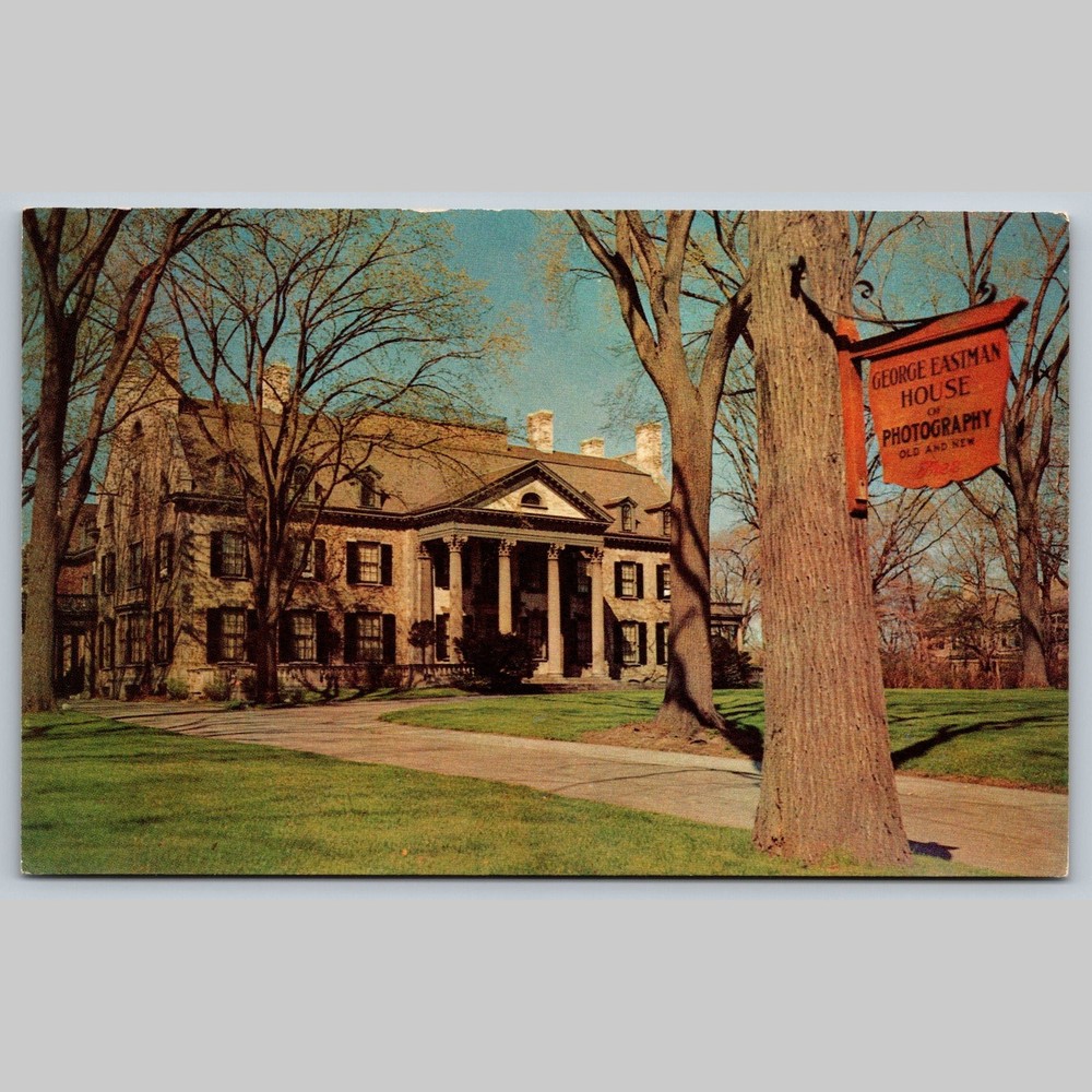 Postcard George Eastman House of Photography Rochester NY
