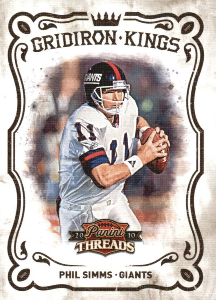 2010 Panini Threads Gridiron Kings #36 Phil Simms