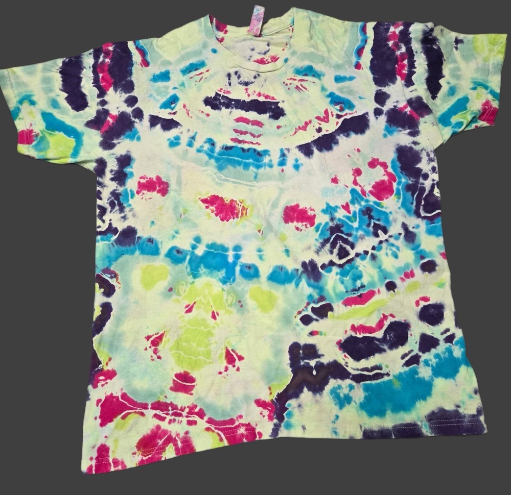 Hand Dyed Short Sleeve Tie Dye T Shirt Unisex For Men And Women