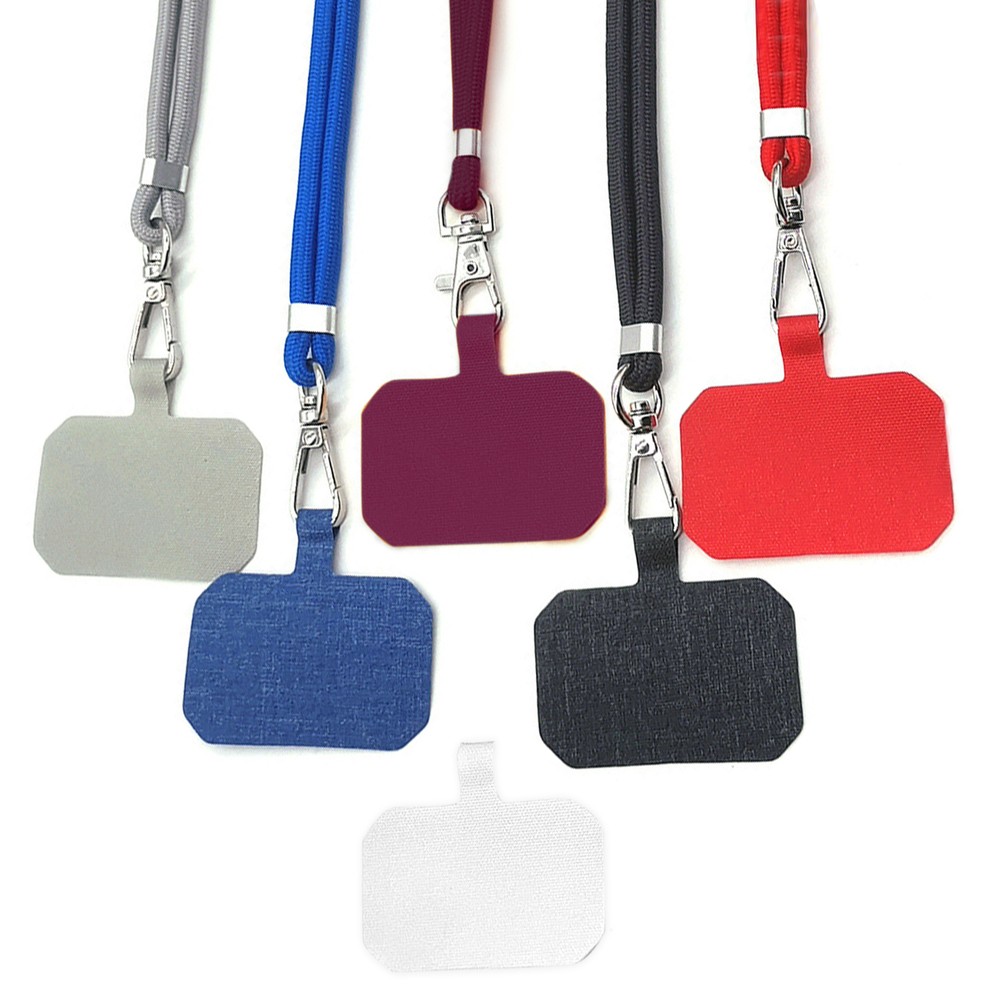 Adjustable Crossbody Chain Neck Cord Patch Strap Safety Tether Phone Lanyard