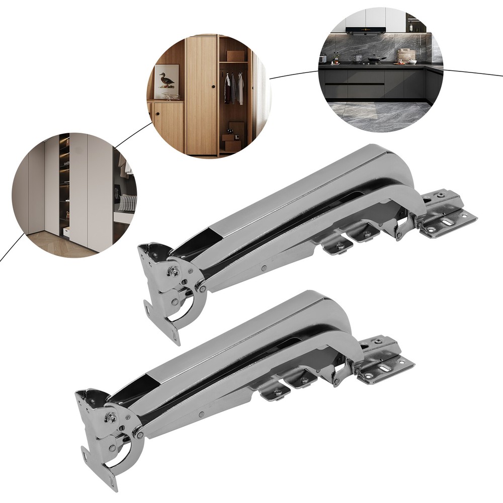 2PCS Lateral Opening Door Hinge Set 19.8lb 180° Parallel Door Sliding