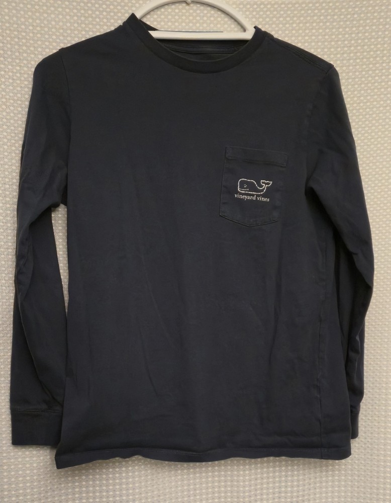 Vineyard Vines Navy Long Sleeve Shirt YOUTH Size Large / 16