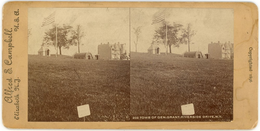 NEW YORK CITY SV - Grant's Tomb - Riverside Drive - Alfred Campbell c1896