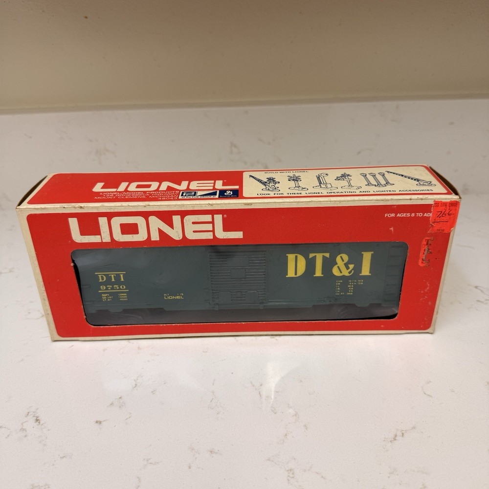 O Gauge 3-Rail Lionel 6-9750 DTI Detroit Toledo & Ironton Box Car #9750, NIB