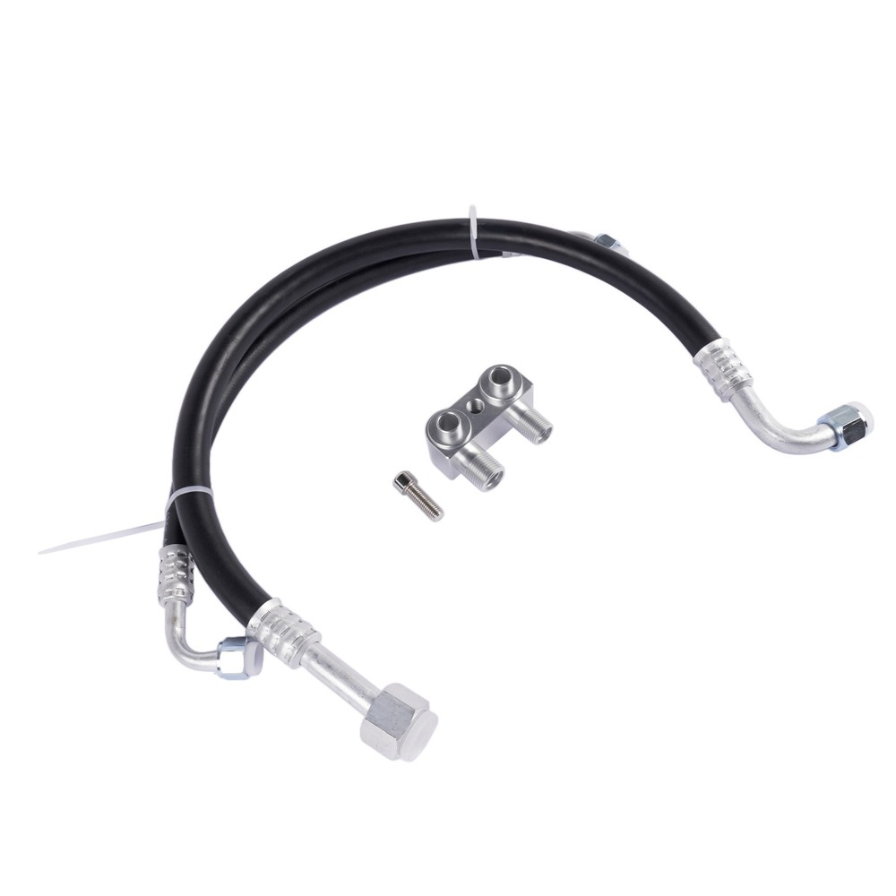 Conversion Swap A/C Line Kit Black for Chevy Camaro Pontiac Firebird 1982-1992