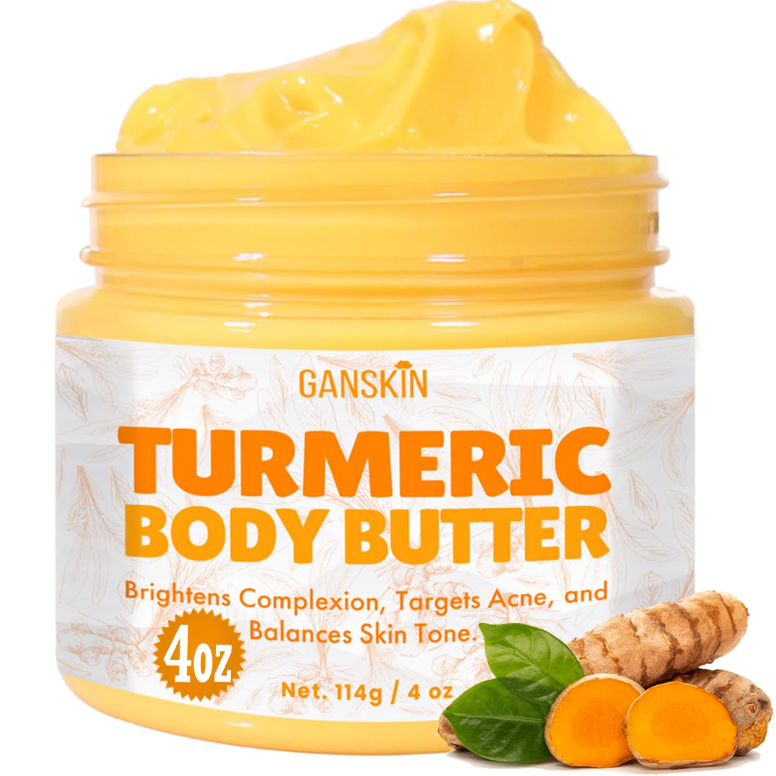 Turmeric Face Cream for Face & Body - All Natural Turmeric Skin Brightening L...