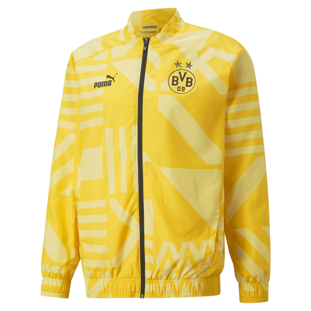 Puma Bvb Prematch Full Zip Jacket Mens Size XXL  Casual Athletic Outerwear 76765