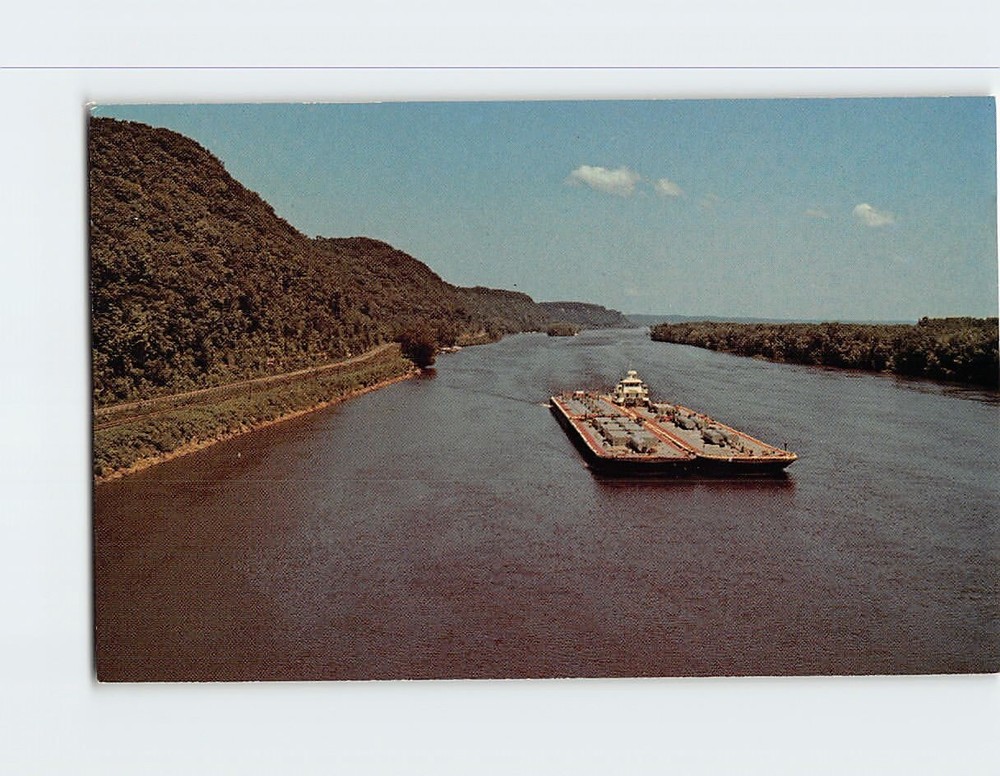 Postcard The Great River Road USA
