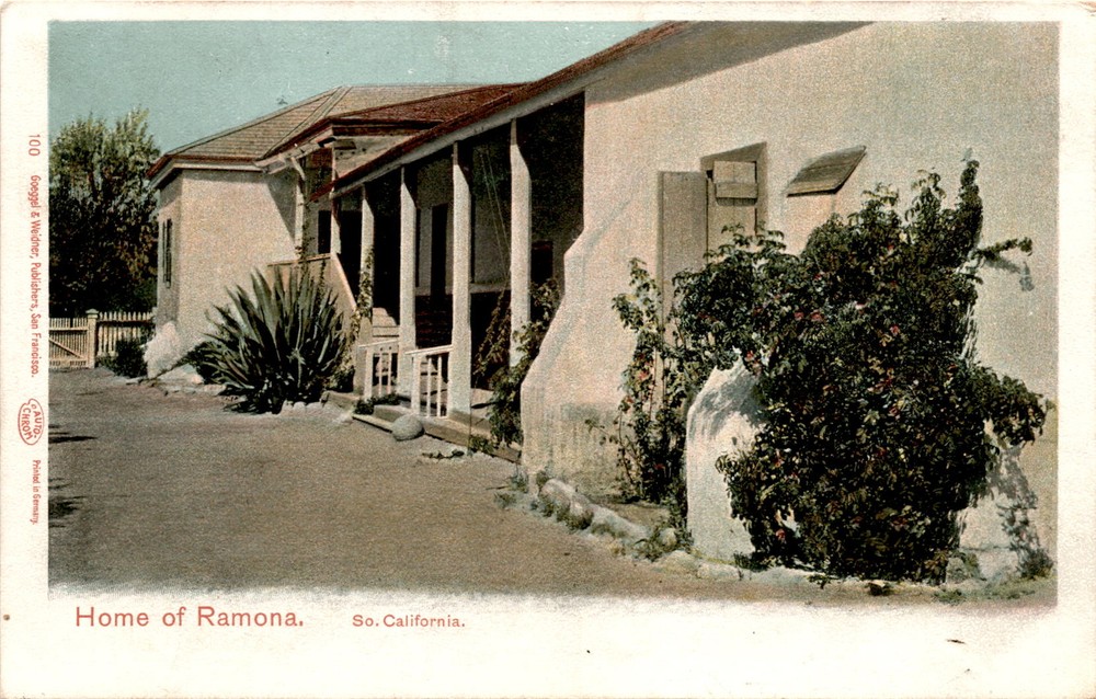 Goeggel & Weidner, Publishers, San Francisco, Ramona, So. California, Postcard