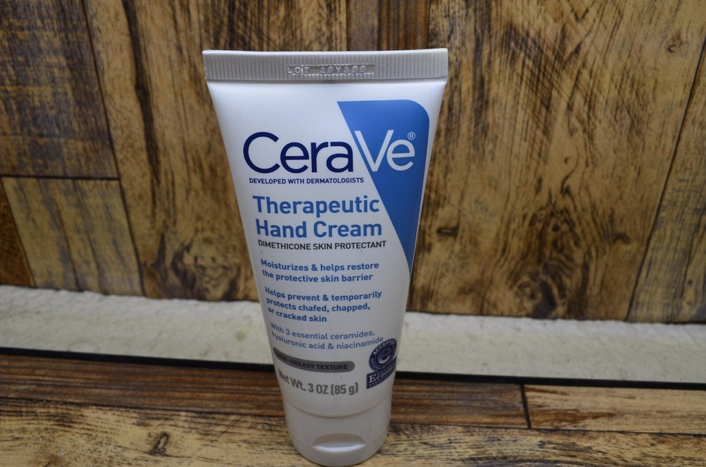 CeraVe Therapeutic Hand Cream for Dry Cracked Hands Unscented - 3oz