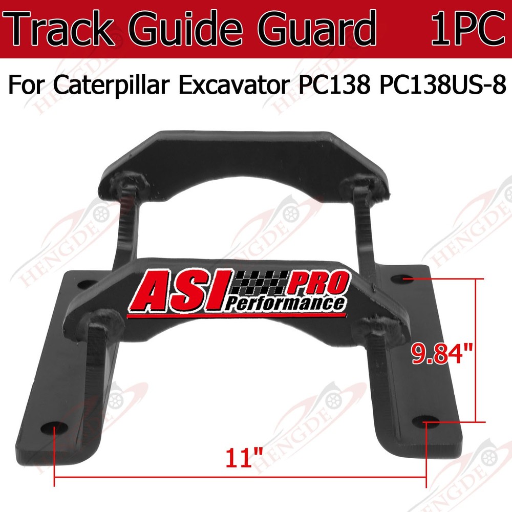 Track Guide Guard For Caterpillar Excavator PC138 PC138US-8 Black