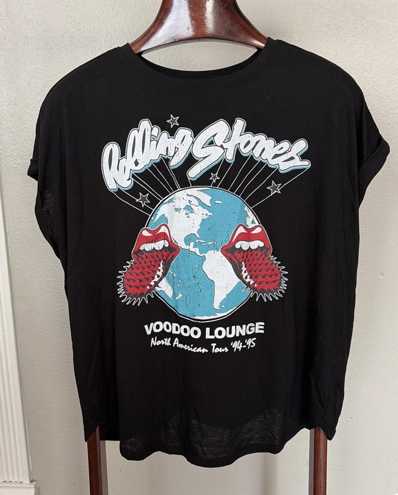 Terra & Sky Women's Plus The Rolling Stones Voodoo Lounge Graphic Tee, Size 0X