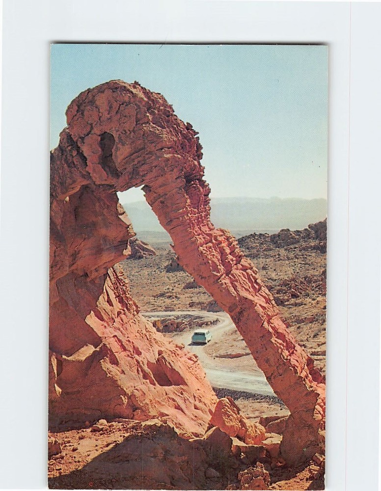 Postcard Elephant Rock Valley of Fire near Las Vegas Nevada USA