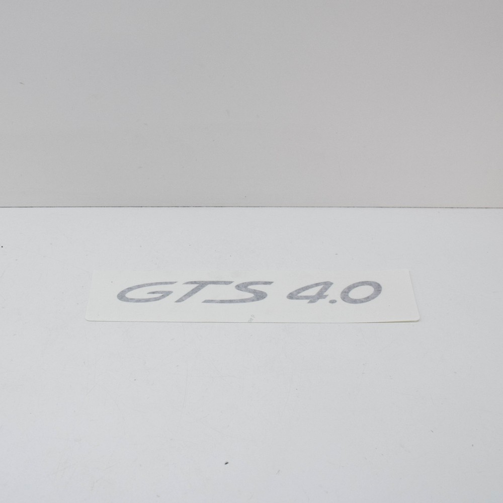 PORSCHE 718 BOXSTER 982 GTS4.0 Decal 982853417 NEW GENUINE