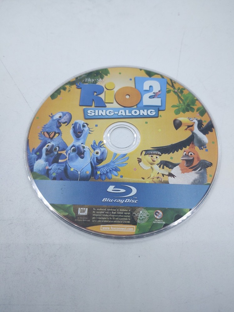 Rio 2  Blu-ray Disc (Disc only) TESTED Very Good
