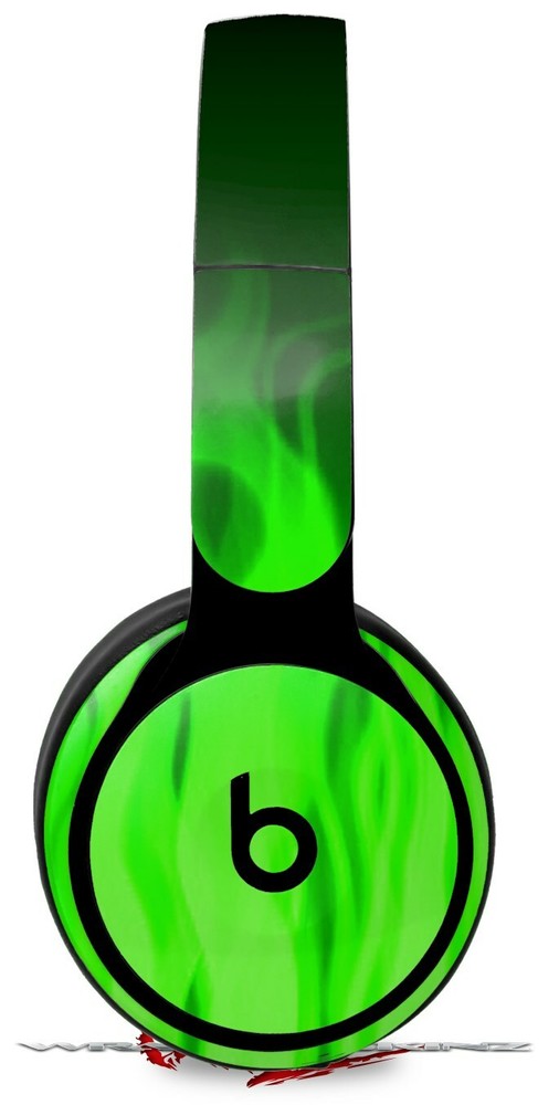 Skin for Beats Solo Pro Fire Green BEATS NOT INCLUDED