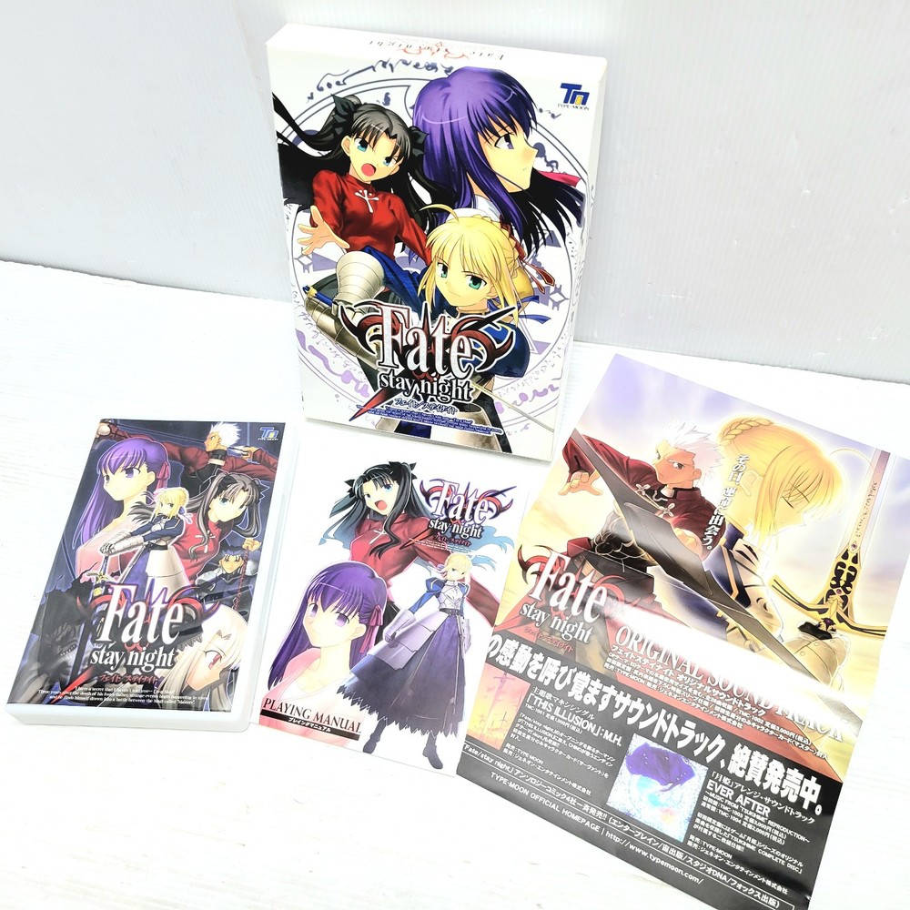 Fate/stay night Limited First Edition PC Game TYPE-MOON Japan