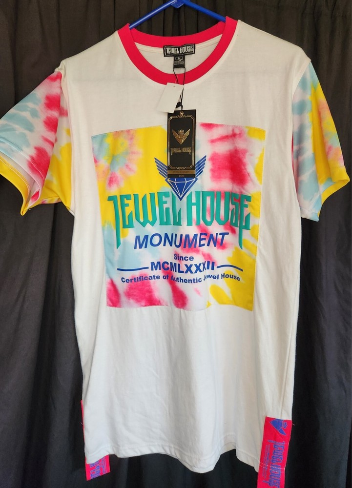 Jewel House Monument Mens T Shirt Size M Multicolored Crew Neck