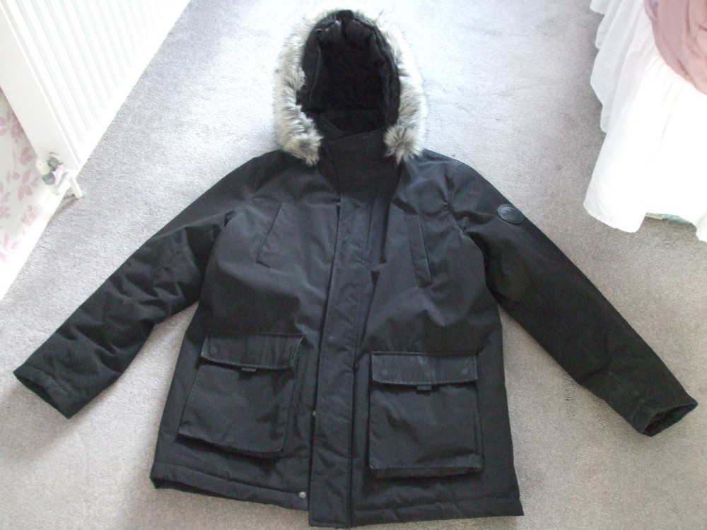 MENS WATERPROOF GORTEX PARKA COAT by NEW LOOK. SIZE L TO FIT CHEST 41-43”