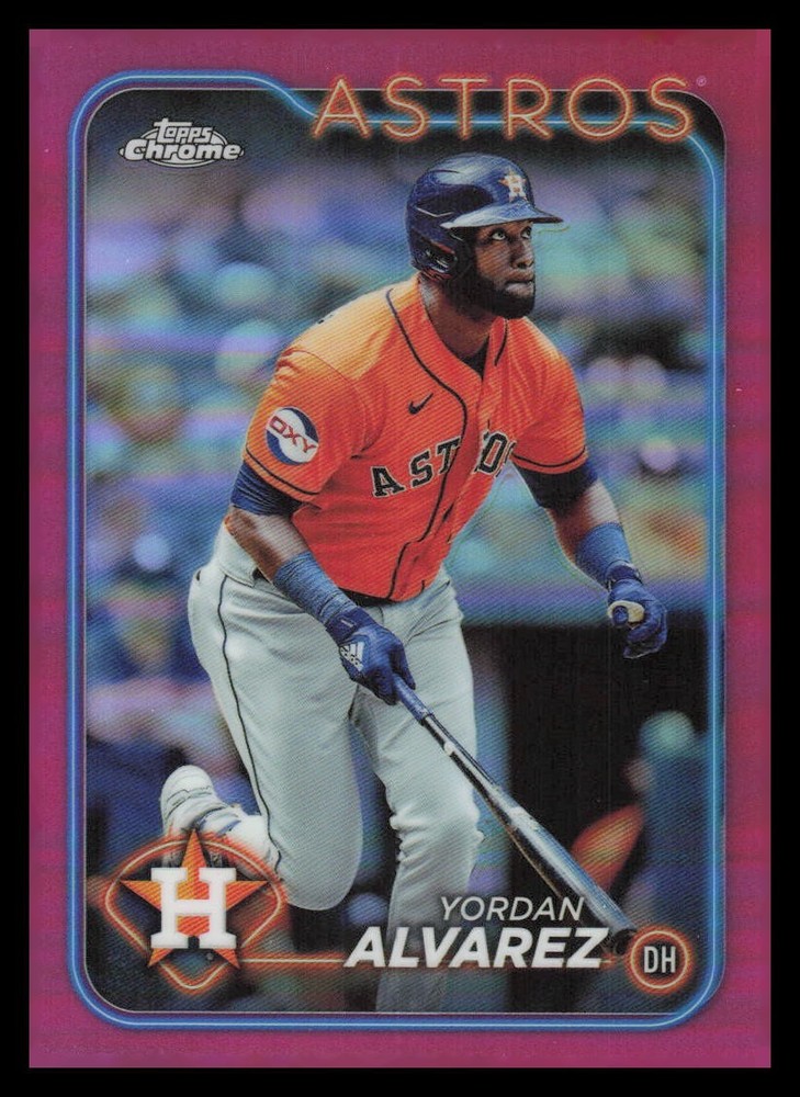 2024 Topps Chrome Pink Refractors #170 Yordan Alvarez