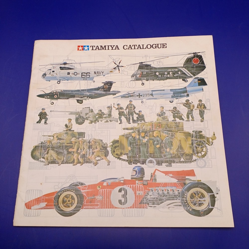 TAMIYA Plastic Model Toy Catalog 1972 3rd issue Vintage Japanese