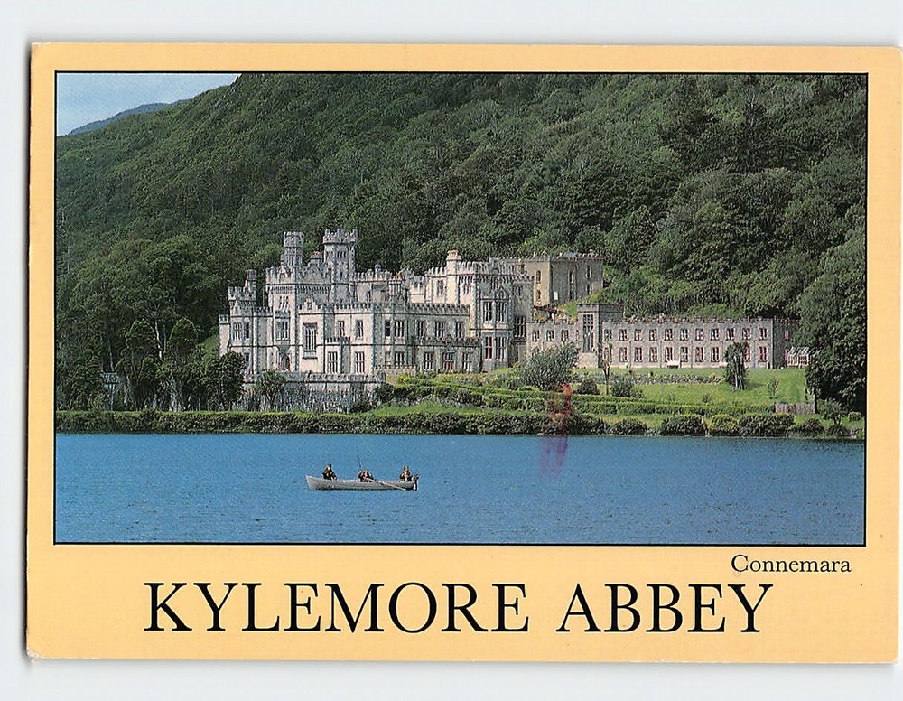 Postcard Kylemore Abbey Connemara Ireland