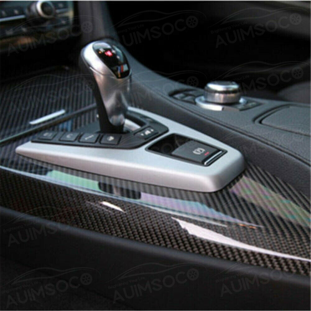 5D Carbon Fiber Vinyl Car Interior Wrap Trim Stickers Accessories