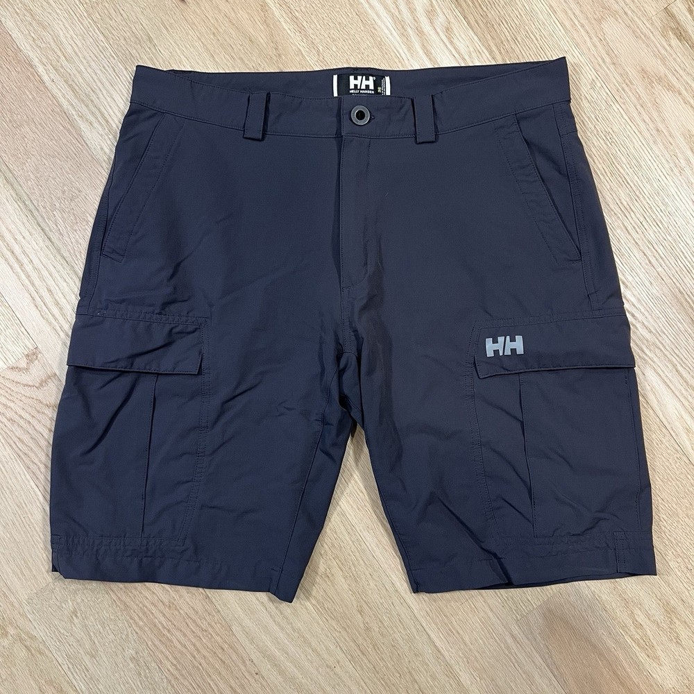 Helly Hansen Shorts Men's Size 36 Cargo Gray Ripstop Hiking Outdoor 11