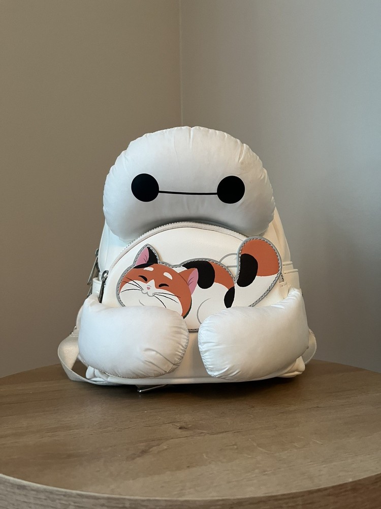 Disney Parks Baymax and Mochi Loungefly Mini Backpack – Big Hero 6 (Pre-Owned)