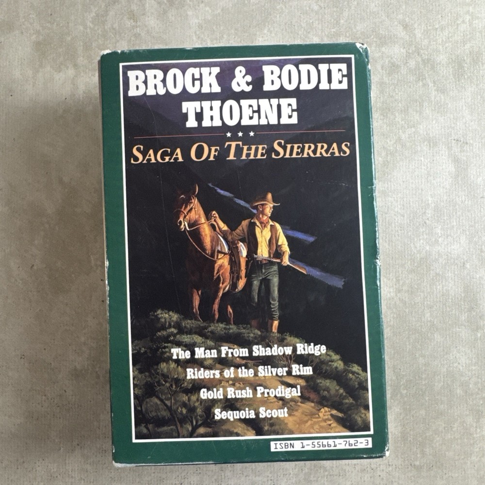 Saga of the Sierras Brock & Bodie Thoene 4 Book Box Set Bethany House