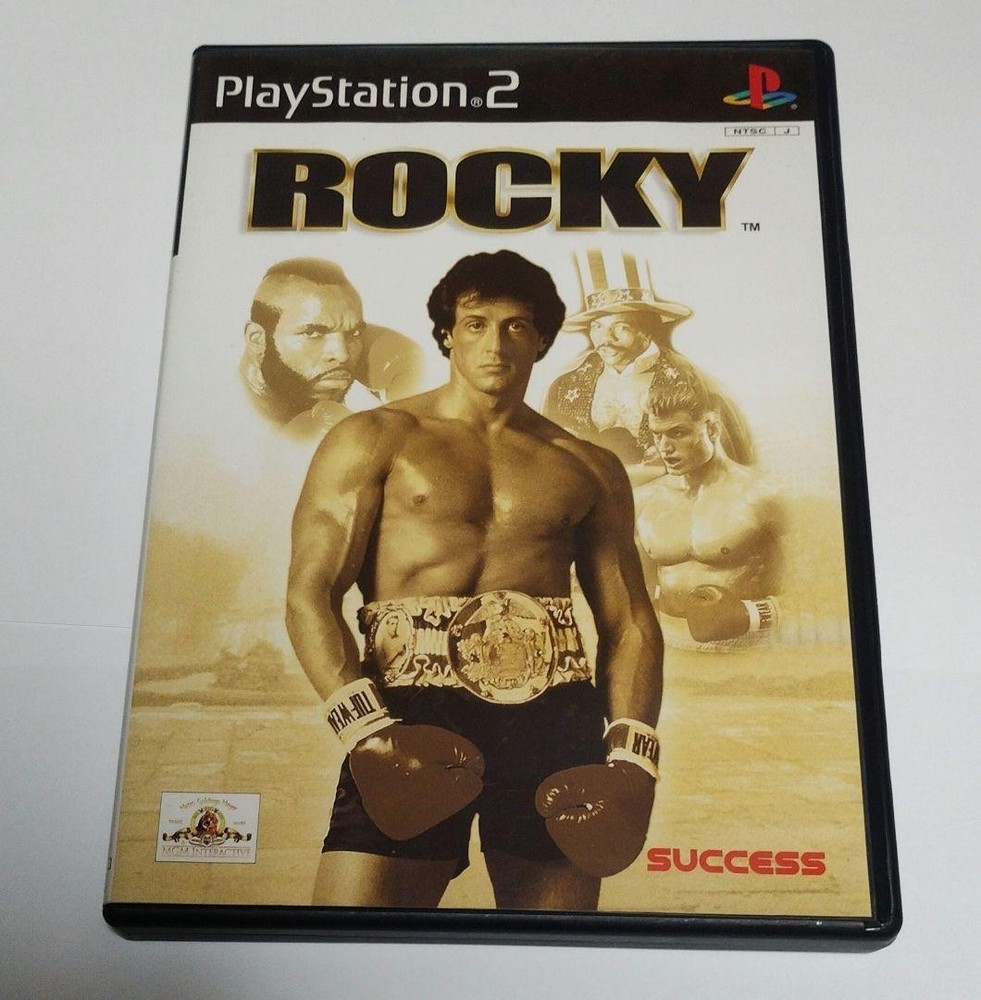ROCKY Sony Playstation 2 Used Tested Japanese ver with Case