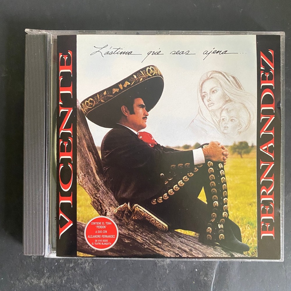 Vicente Fernandez – Lástima que seas ajena CD 1993 Mariachi Sony Discos