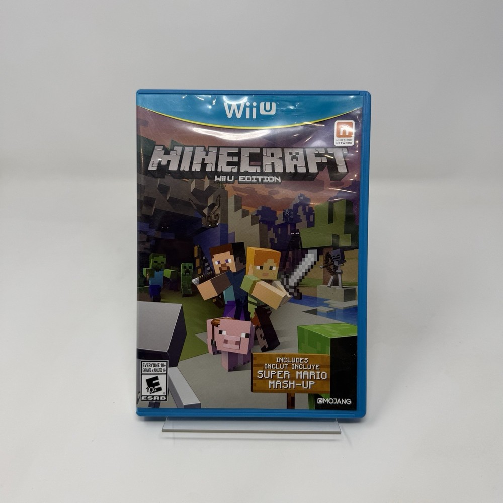 Minecraft Nintendo Wii U Edition Complete CIB Tested And Working