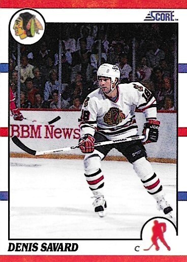 Denis Savard Blackhawks 1990-91 Score #125