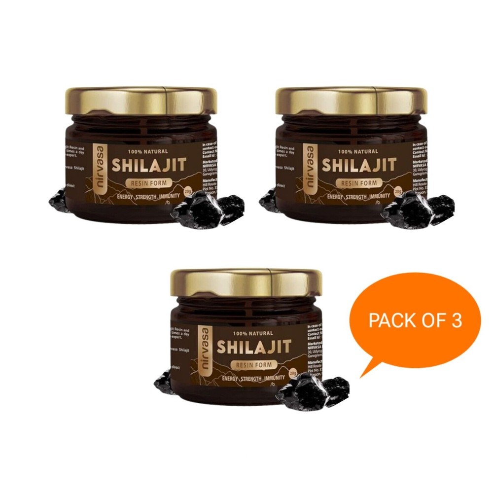 Pure 100% Himalayan Shilajit Soft Resin Organic Potent Fulvic Acid