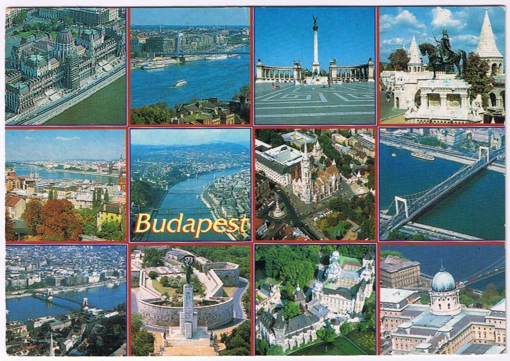 Postcard Budapest Hungary